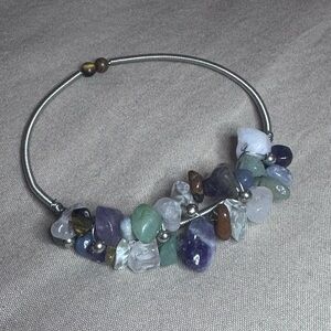 Paparazzi Multi-Stone Bracelet in Green, Blue, and Brown